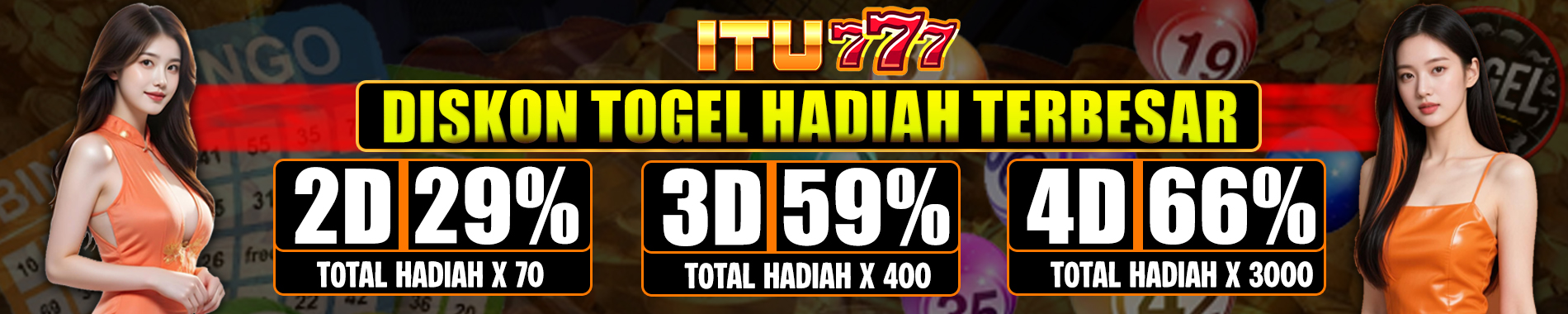 ITU777 - DISKON TOGEL HADIAH TERBESAR
